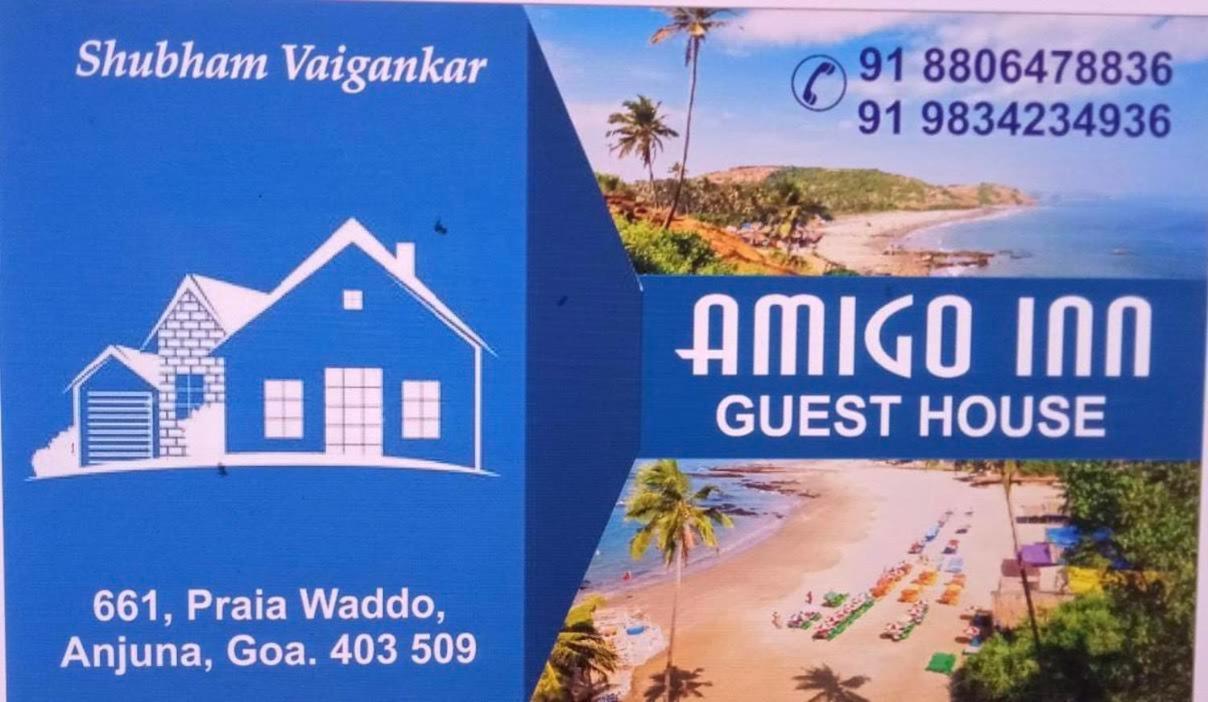 Amigo Inn Anjuna Bagian luar foto